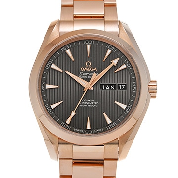 オメガ シーマスター アクアテラ コーアクシャル アニュアルカレンダー 231.50.43.22.06.003 グレー メンズ 時計 【中古】【wristwatch】