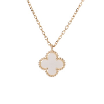 ヴァン クリーフ&アーペル スウィートアルハンブラ ネックレス ゴールド K18イエローゴールド YG レディース ジュエリー 【中古】【jewelry】