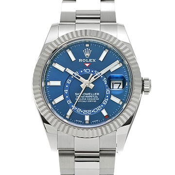 ロレックス スカイドゥエラー 326934 ブライトブルー メンズ 時計 【中古】【wristwatch】
