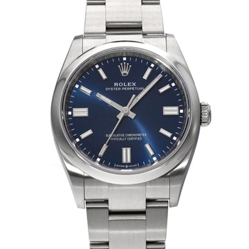 ロレックス オイスターパーペチュアル 36 126000 ブライトブルー メンズ 時計 【中古】【wristwatch】
