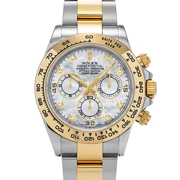 ロレックス コスモグラフ デイトナ 116503NG ホワイトシェル/ダイヤモンド メンズ 時計 【中古】【wristwatch】