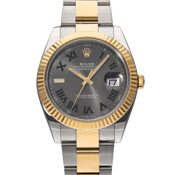 ロレックス デイトジャスト 41 126333 スレート メンズ 時計 【中古】【wristwatch】