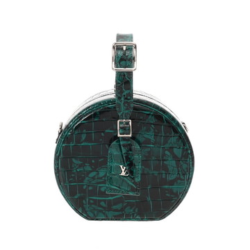 ルイ ヴィトン プティット ボワット シャポー グリーン N93793 クロコダイル レディース バッグ 【中古】【bag】