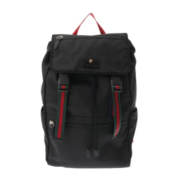 グッチ バックパック アニマリエ ブラック 450982.4679 テクノキャンバス メンズ バッグ 【中古】【bag】
