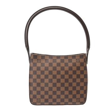 ルイ ヴィトン ダミエ ルーピング MM SPオーダー ブラウン N51157 ダミエキャンバス レディース バッグ 【中古】【bag】