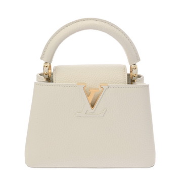 ルイ ヴィトン カプシーヌ MINI  スノー M23456 トリヨンレザー レディース バッグ 【未使用】【bag】