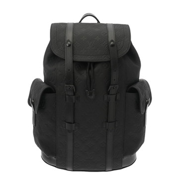 ルイ ヴィトン モノグラム クリストファー MM ブラック M55699 トレヨンレザー メンズ バッグ 【中古】【bag】
