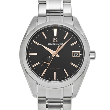 グランドセイコー ヘリテージコレクション スプリングドライブ SBGA401 ブラック メンズ 時計 【中古】【wristwatch】
