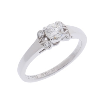 カルティエ バレリーナリング #48 シルバー N4198048 Pt950プラチナ レディース ジュエリー 【中古】【jewelry】