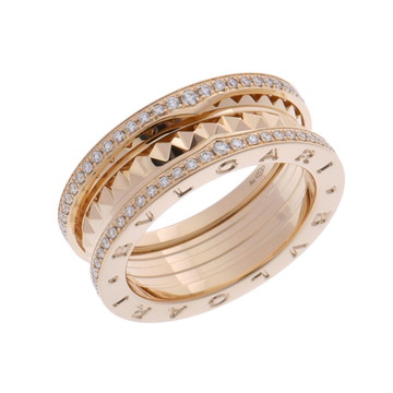 ブルガリ B.ZERO1ロック リング #57 ゴールド 358030 K18イエローゴールド YG レディース ジュエリー 【中古】【jewelry】