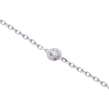 カルティエ ダムール ブレスレット SM シルバー CRB6037200 K18ホワイトゴールド WG レディース ジュエリー 【中古】【jewelry】