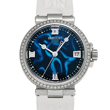 ブレゲ マリーン レディ 9518ST/E2/584/D000 ブルーラッカー レディース 時計 【中古】【wristwatch】