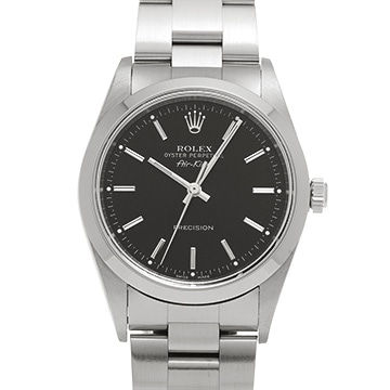 ロレックス エアキング 14000M ブラック メンズ 時計 【中古】【wristwatch】