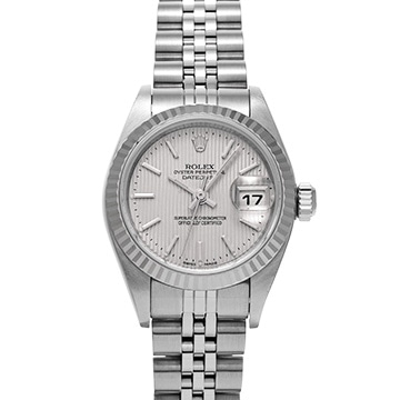 ロレックス デイトジャスト 79174 シルバータペストリー レディース 時計 【中古】【wristwatch】