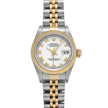 ロレックス デイトジャスト 79173 ホワイト レディース 時計 【中古】【wristwatch】