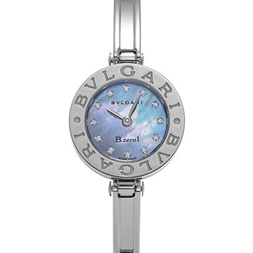 ブルガリ ビーゼロワン BZ22S ブルーシェル/ダイヤモンド レディース 時計 【中古】【wristwatch】