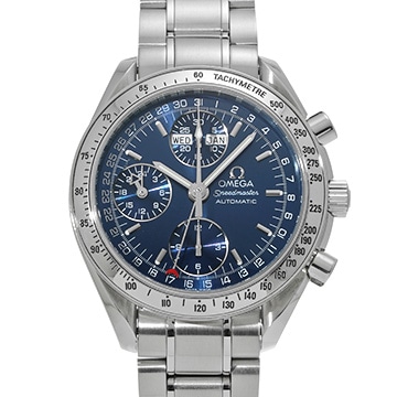 オメガ スピードマスター トリプルカレンダー 3523.80 ブルー メンズ 時計 【中古】【wristwatch】