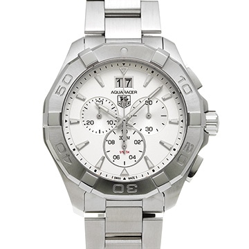 タグ ホイヤー アクアレーサー クォーツ クロノグラフ CAY1111.BA0927 シルバー メンズ 時計 【中古】【wristwatch】