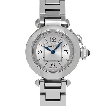 カルティエ ミスパシャ W3140007 シルバー レディース 時計 【中古】【wristwatch】