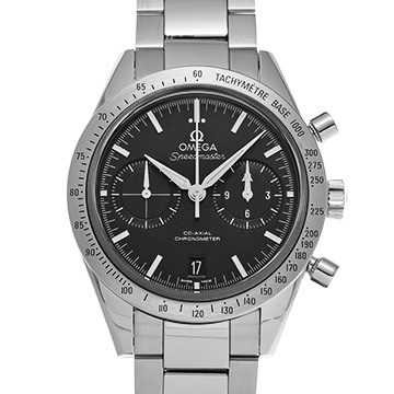 オメガ スピードマスター '57 コーアクシャル 331.10.42.51.01.001 ブラック メンズ 時計 【中古】【wristwatch】