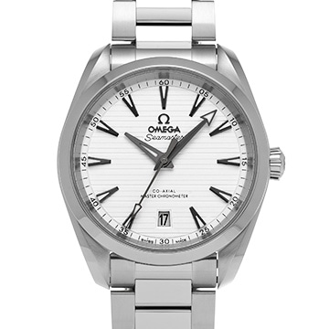 オメガ シーマスター アクアテラ コーアクシャル マスタークロノメーター 220.10.38.20.02.001 シルバー メンズ 時計 【中古】【wristwatch】