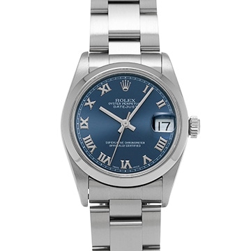 ロレックス デイトジャスト 31 68240 ブルー ユニセックス 時計 【中古】【wristwatch】
