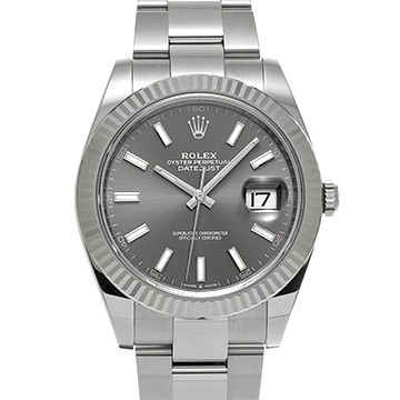 ロレックス デイトジャスト 41 126334 スレート メンズ 時計 【中古】【wristwatch】