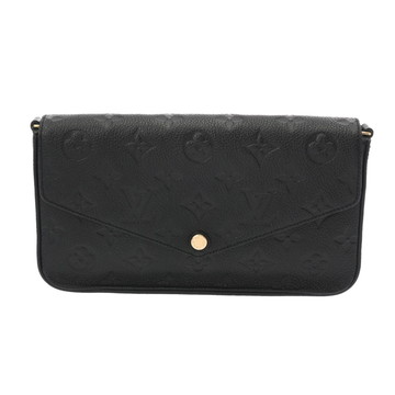ルイ ヴィトン モノグラムアンプラント ポシェットフェリシー ノワール M64064 レザー ユニセックス バッグ 【中古】【bag】