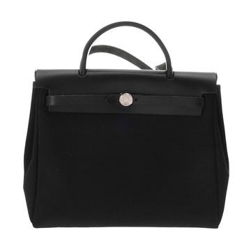 エルメス エールバッグ PM ナチュラル/ブラック トワルGM/ヴァッシュハンター レディース バッグ 【中古】【bag】