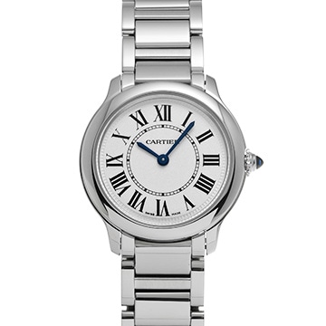 カルティエ ロンド マスト ドゥ カルティエ オンライン限定 WSRN0033 シルバー レディース 時計 【中古】【wristwatch】