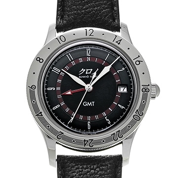 クロノ ブンキョウ トウキョウ GMT1 CG023T ブラック メンズ 時計 【中古】【wristwatch】