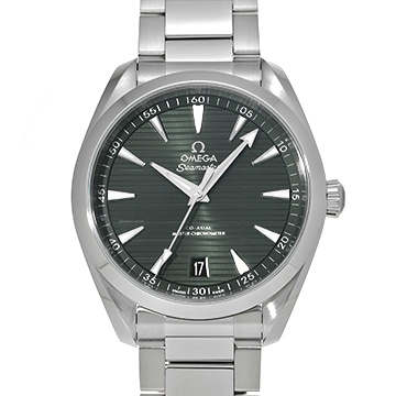 オメガ シーマスター アクアテラ コーアクシャル マスタークロノメーター 220.10.41.21.10.001 ブラック メンズ 時計 【中古】【wristwatch】