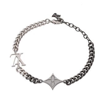 ルイ ヴィトン モノグラムフラワー ブレスレット・LV インスティンクト シルバー M00508 メタル レディース ジュエリー 【中古】【jewelry】