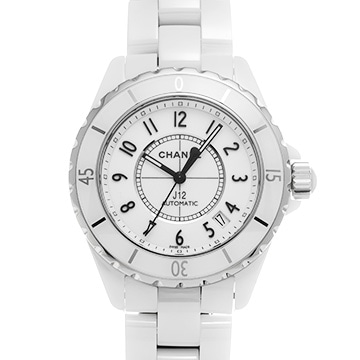 シャネル J12 38MM H0970 ホワイト メンズ 時計 【中古】【wristwatch】