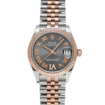 ロレックス デイトジャスト 31 278271 スレートグレー/ダイヤモンド ユニセックス 時計 【中古】【wristwatch】