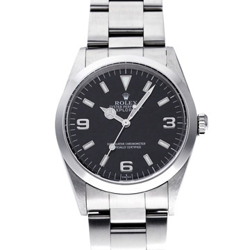 ロレックス エクスプローラー 14270 ブラック メンズ 時計 【中古】【wristwatch】