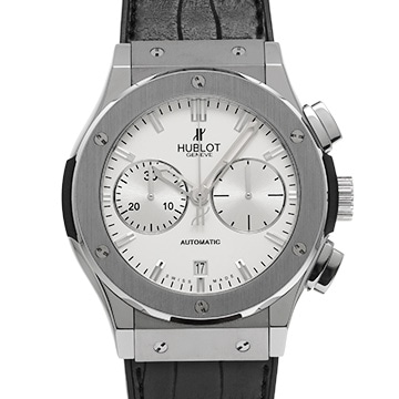 ウブロ クラシックフュージョン チタニウム クロノグラフ オパリン 521.NX.2610.LR オパリン メンズ 時計 【中古】【wristwatch】