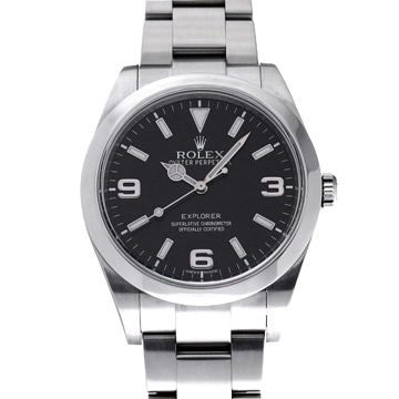ロレックス エクスプローラー 214270 ブラック メンズ 時計 【中古】【wristwatch】