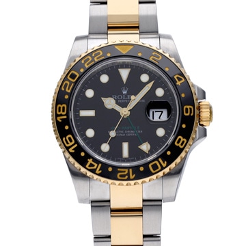 ロレックス GMTマスターII 116713LN ブラック メンズ 時計 【中古】【wristwatch】