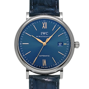 IWC ポートフィノ オートマティック IW356523 ブルー メンズ 時計 【中古】【wristwatch】