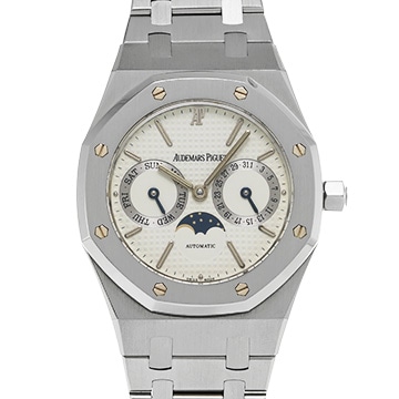 オーデマ ピゲ ロイヤルオーク デイデイト ムーンフェイズ ST5594/789 シルバー メンズ 時計 【中古】【wristwatch】