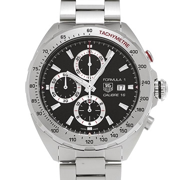 タグ ホイヤー フォーミュラ1 キャリバー16 クロノグラフ CAZ2010.BA0876 ブラック メンズ 時計 【中古】【wristwatch】