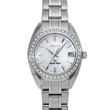 グランドセイコー クォーツ STGF079 ホワイトシェル レディース 時計 【中古】【wristwatch】
