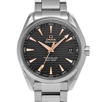 オメガ シーマスター アクアテラ マスターコーアクシャル クロノメーター 231.10.42.21.01.006 ブラック メンズ 時計 【中古】【wristwatch】