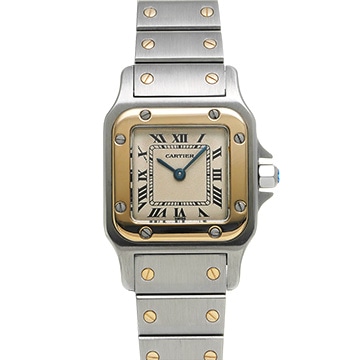 OH済！稀少！サントス ドゥ カルティエ メンズ時計【サントスカレ/ガルベLM】 カルティエ サントスガルベの腕時計（CARTIER）| 東京銀座の