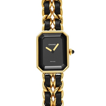 シャネル プルミエール S H0001 ブラック レディース 時計 【中古】【wristwatch】