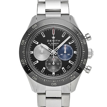 ゼニス クロノマスター エル・プリメロ スポーツ 03.3100.3600/21.M3100 ブラック メンズ 時計 【中古】【wristwatch】