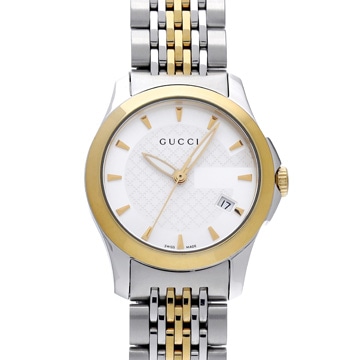 グッチ Gタイムレス YA126511 シルバー レディース 時計 【中古】【wristwatch】
