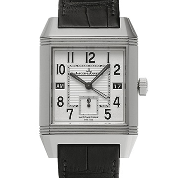 ジャガー ルクルト レベルソ スクアドラ ホームタイム Q7008420 シルバー メンズ 時計 【中古】【wristwatch】