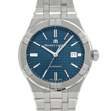 モーリス ラクロア アイコン オートマティック AI6008-SS002-430-1 ブルー メンズ 時計 【中古】【wristwatch】